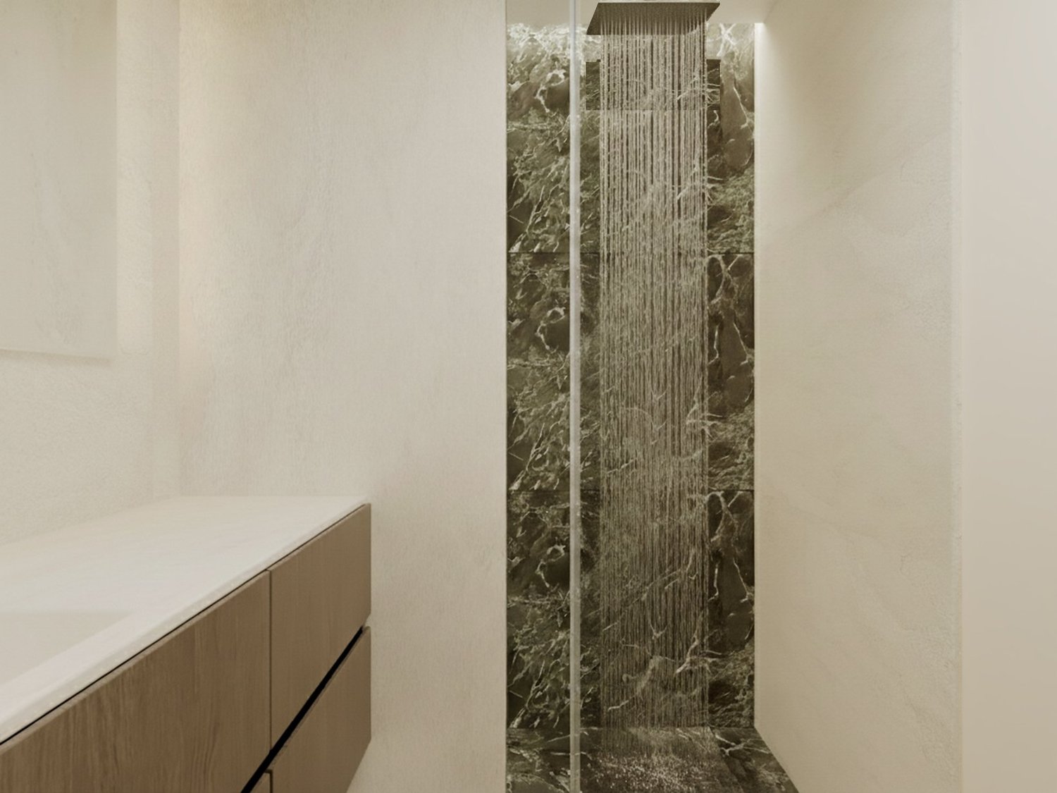 Appartamento contemporaneo — marmo, legno e luce — 5