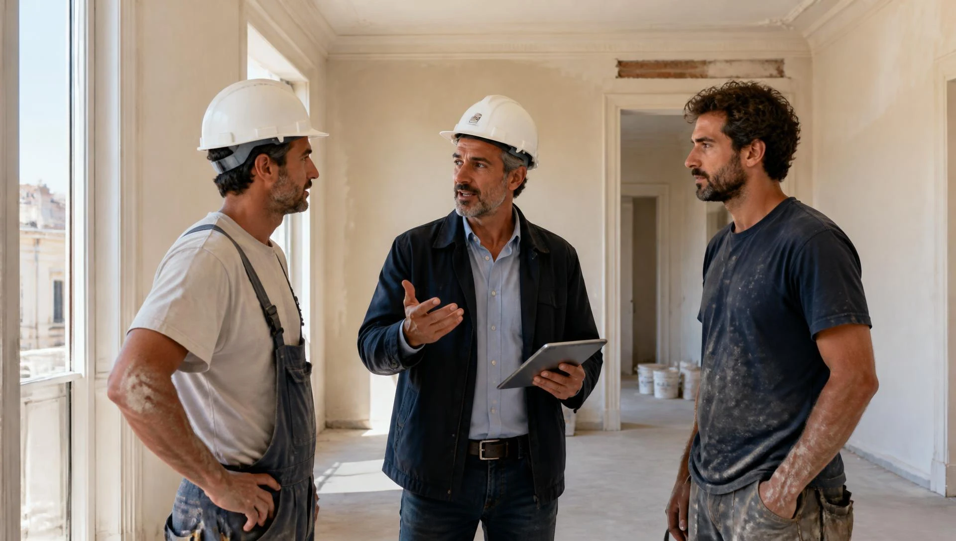 Cantiere di ristrutturazione seguito direttamente dallo studio